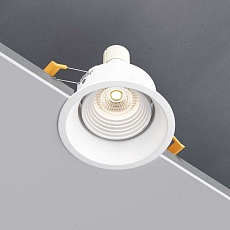 Встраиваемый светодиодный светильник Elektrostandard Punto 25016/01 белый a065470 2