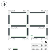 Коннектор X-образный Arlight LGD-4TR-Con-X-BK 026143 1