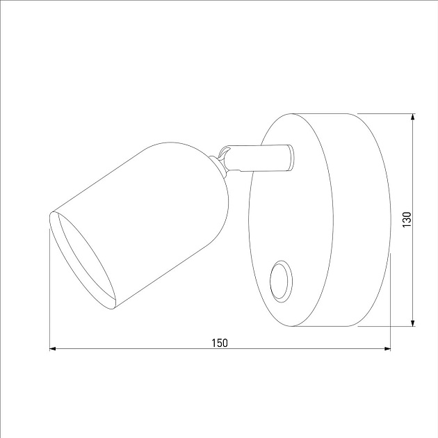 Спот TK Lighting 4415 Top Black Фото № 3
