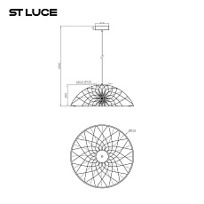 Подвесной светодиодный светильник ST Luce Bound SL6016.703.01 1