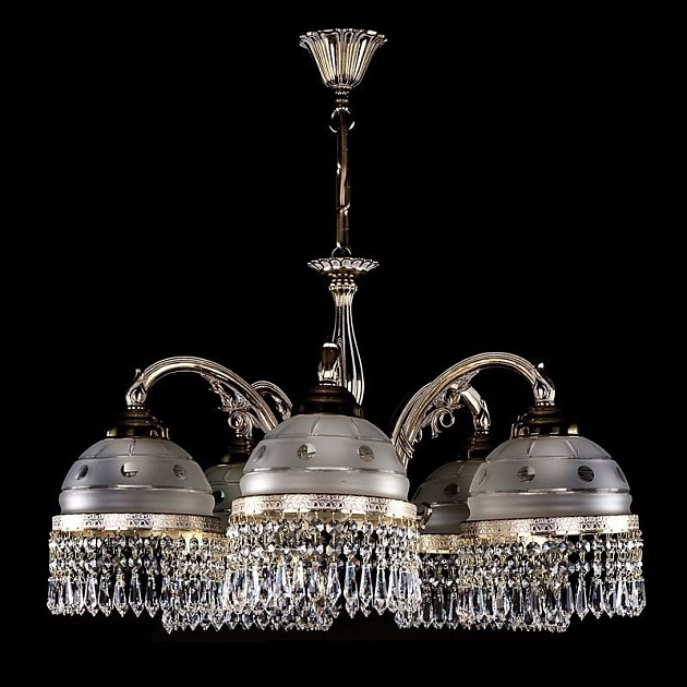 Подвесная люстра Artglass Cassandra V. White Gold CE изображение 1 Подвесная люстра Artglass Cassandra V. White Gold CE Фото № 1