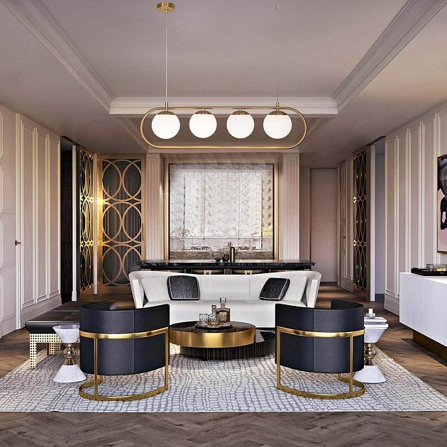 Подвесной светильник Eurosvet Ringo 50089/4 золото изображение 7 Подвесной светильник Eurosvet Ringo 50089/4 золото Фото № 7