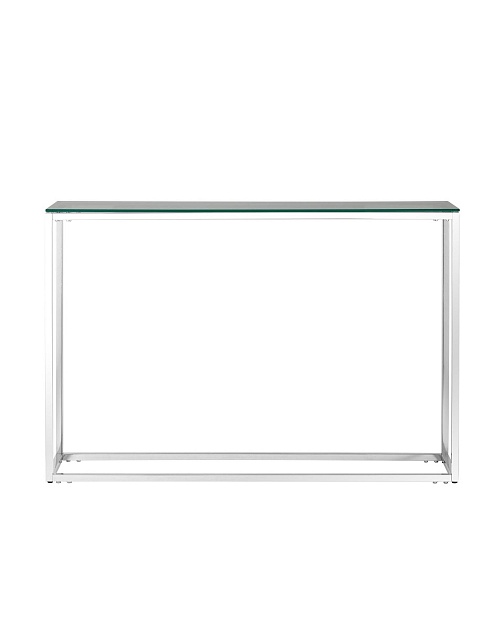 Консоль Stool Group ТАУН 115х30 прозрачное стекло сталь серебро ECST-022 фото 5