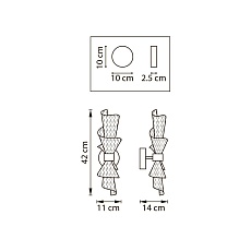 Бра Lightstar Acrile 737672 1
