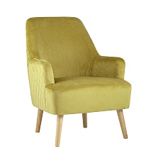 Кресло Stool Group Хантер велюр горчичный HUTTER GINGER