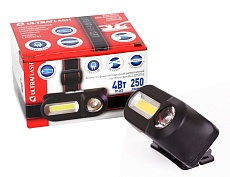 Налобный светодиодный фонарь Ultraflash Headlite аккумуляторный 85х60 250 лм LED53763 14504 2