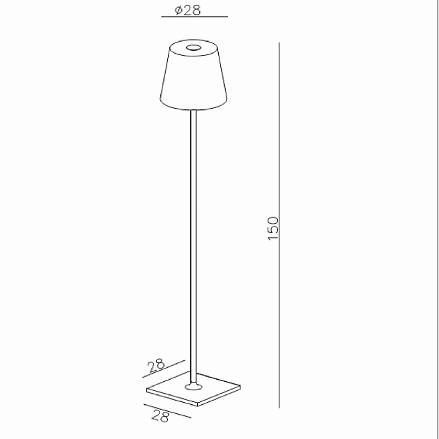 Уличный светодиодный светильник Lucide Justin 27888/05/30 Фото № 2