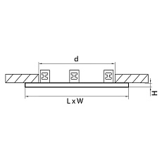 Рамка Lightstar Intero 16 217536 1