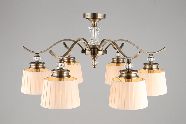 Потолочная люстра Omnilux Arosio OML-88417-06 изображение 7 Потолочная люстра Omnilux Arosio OML-88417-06 Фото № 7