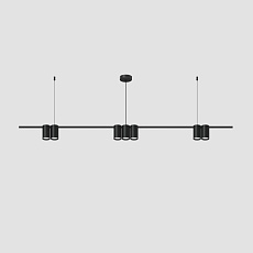Подвесная люстра Denkirs Orbit DK4063-BK 1