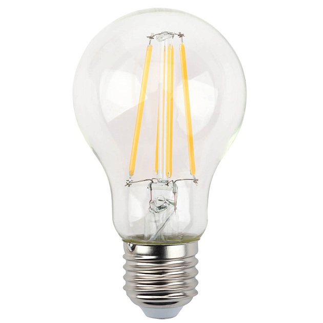 Лампа светодиодная филаментная ЭРА E27 11W 4000K прозрачная A60-11W-840-E27 Б0035026 фото 