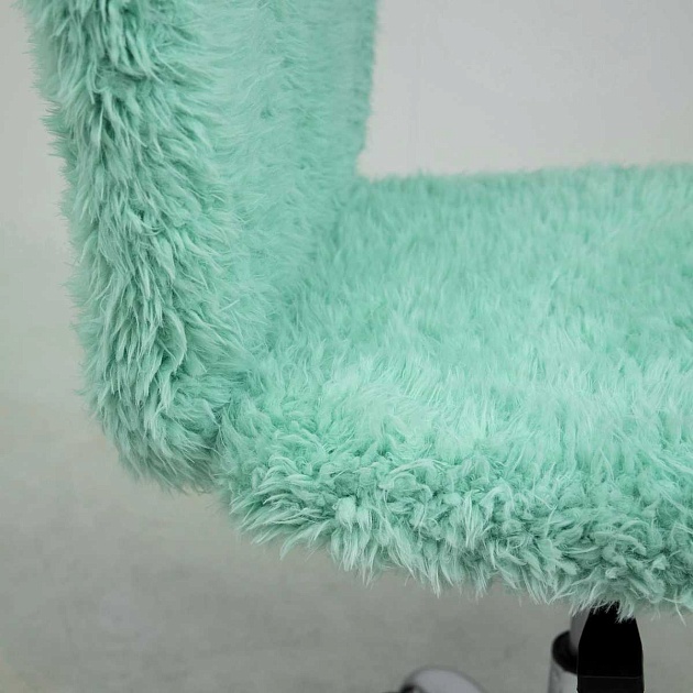 Детское кресло AksHome Fluffy мятный, искусственный мех 86384 фото 5