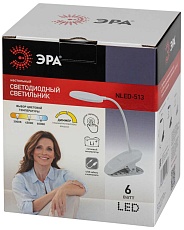 Настольная лампа аккумуляторная ЭРА NLED-513-6W-W Б0057209 3