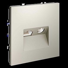 Розетка телевизионная встраиваемая S70 TV+RJ45 кат. 6, (кашемир) Voltum VLS060703 3