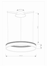 Подвесной светодиодный светильник Moderli Via V1722-PL 1