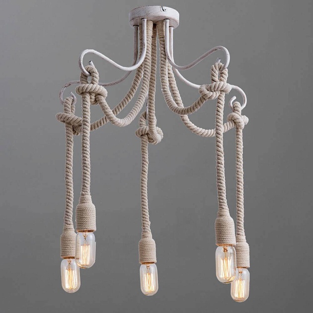 Потолочная люстра Arte Lamp A9477PL-5WG изображение 4 Потолочная люстра Arte Lamp A9477PL-5WG Фото № 4