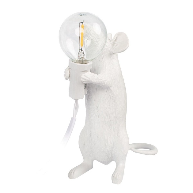 Настольная лампа Loft IT Mouse 10313 White Фото № 5
