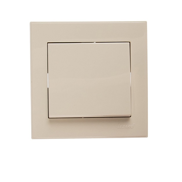 Выключатель Lezard Rain белый 703-0202-100 изображение 1 Выключатель Lezard Rain белый 703-0202-100 Фото № 1