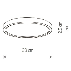Встраиваемый светильник Nowodvorski Multi Led M White 11357 1
