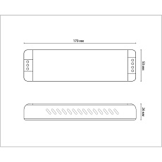 Блок питания для светодиодной ленты Italline M04-514 ITA-24V-200W 2