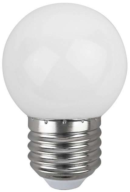 Лампа светодиодная ЭРА E27 1W 3000K белая ERAW45-E27 Б0049577 фото 10