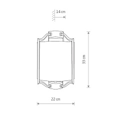 Настенный светильник Nowodvorski Nuntucet 8151 1