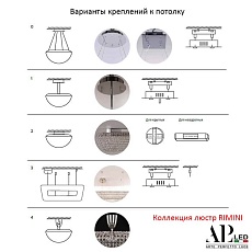 Потолочный светодиодный светильник Arte Perfetto Luce Rimini S503.0.60.A.3000 2