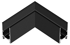 Коннектор угловой Hesby Lighting ElDeko для накладного шинопровода, чёрный HSBL_0053