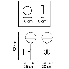 Бра Lightstar Globo 813617 1