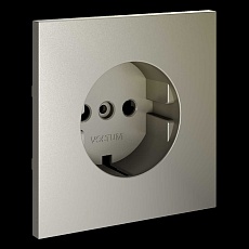Накладка для розетки с заземлением S70 (шелк) Voltum VLS000604
