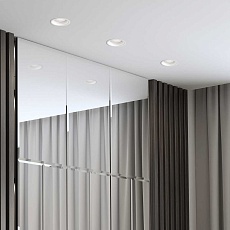 Встраиваемый светодиодный светильник Elektrostandard Punto 25016/01 белый a065470 3