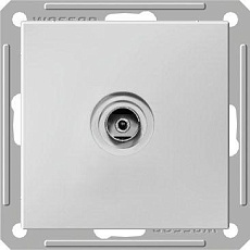 ТВ-розетка оконечная Systeme Electric W59 белая RTS-151-1-86