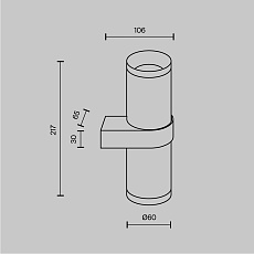 Бра Maytoni Technical Focus Design C069WL-02W 1