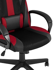 Игровое кресло TopChairs ST-Cyber 9 черный/красный текстиль/экокожа ST-Cyber 9 RED 1