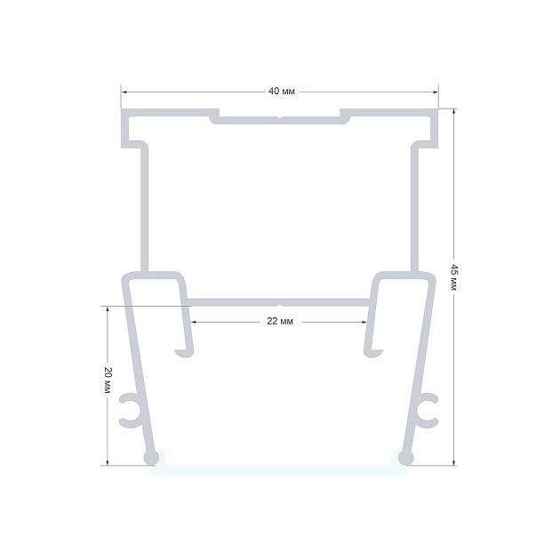 Профиль для натяжного потолка Apeyron 08-57 Фото № 3