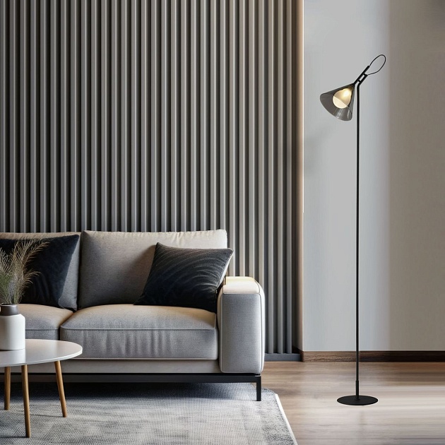 Торшер Eurosvet Enigma 01187/1 черный изображение 6 Торшер Eurosvet Enigma 01187/1 черный Фото № 6