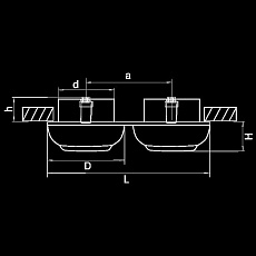 Встраиваемый светильник Lightstar Ocula 011834 1