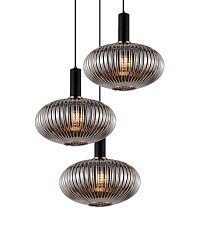 Подвесная люстра Lumina Deco Floril LDP 1216-3 GY+BK 1