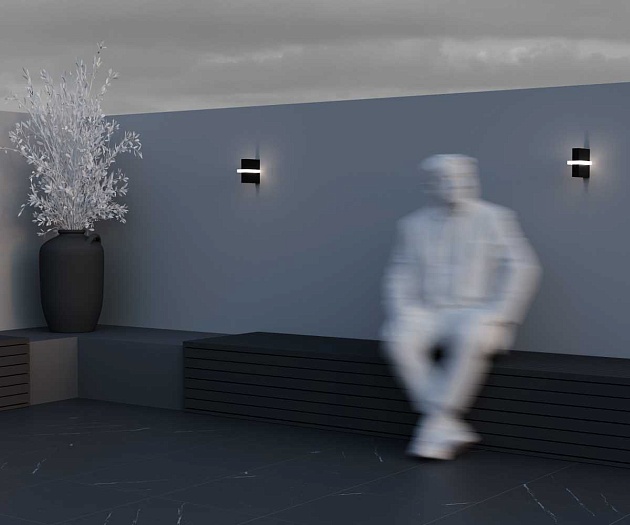 Уличный настенный светильник Maytoni Outdoor O484WL-L6GF3K Фото № 3