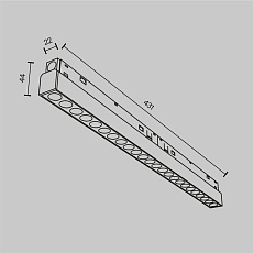 Трековый светодиодный светильник Maytoni Technical Exility Points TR031-4-24WTW-DD-B 1