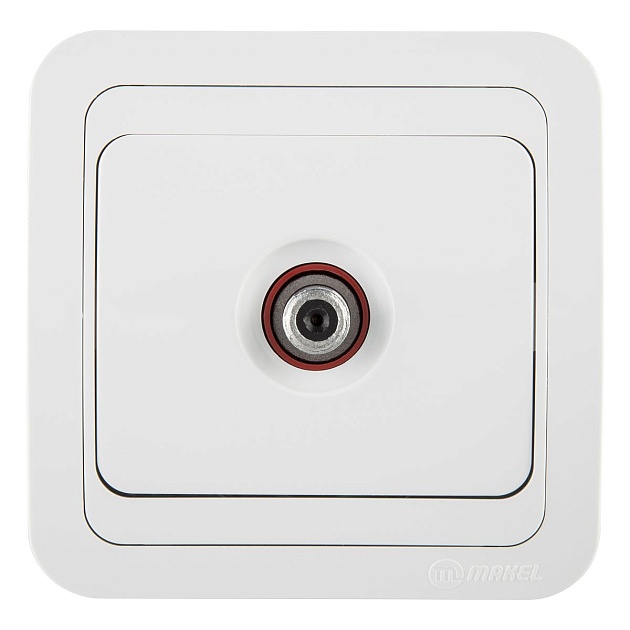 Розетка сателитная проходная Makel Mimoza 12133 Фото № 1