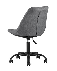 Поворотное кресло Stool Group Гирос рогожка серая HIGOS 1009-26 4