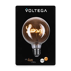Лампа светодиодная филаментная Voltega 271 E27 4W 2700K янтарная 8522 3