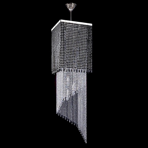Каскадная люстра Artglass Ambra Nickel CE Фото № 1