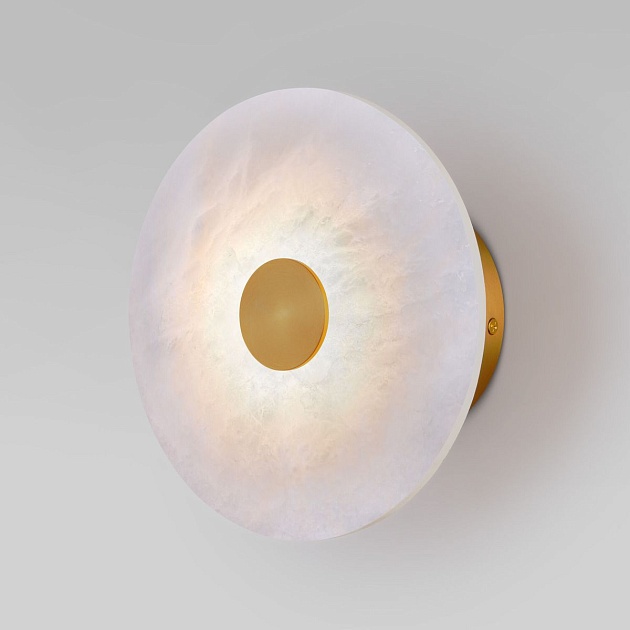 Настенный светодиодный светильник Eurosvet Thasos 40340 LED латунь Фото № 2