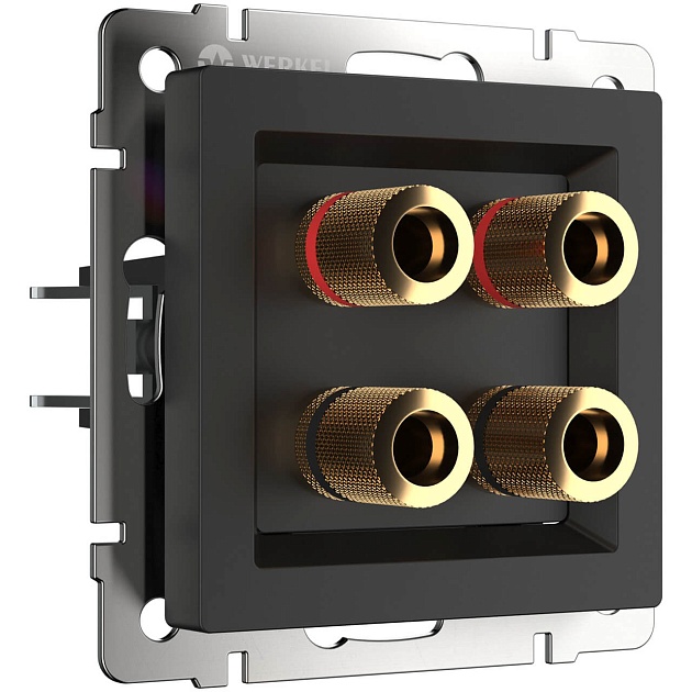 Акустическая розетка Werkel черный матовый W1185008 4690389157059 Фото № 1