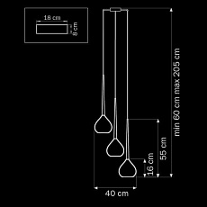 Подвесная люстра Lightstar Forma 808230 2