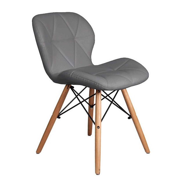 Кухонный стул AksHome Colin темно-серый, экокожа 67326 изображение 1 Кухонный стул AksHome Colin темно-серый, экокожа 67326 Фото № 1