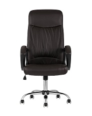 Кресло руководителя TopChairs Tower коричневое D-418 brown 1