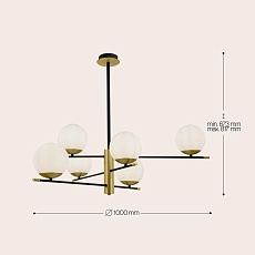 Подвесной светильник Maytoni Nostalgia MOD048PL-06G 2